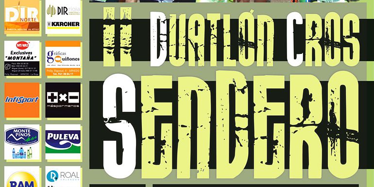 Cartel II Duatlón Cros Sendero