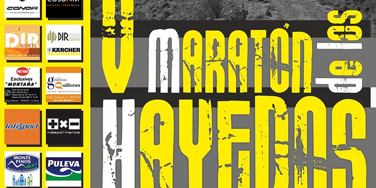 Cartel V Maratón Hayedos