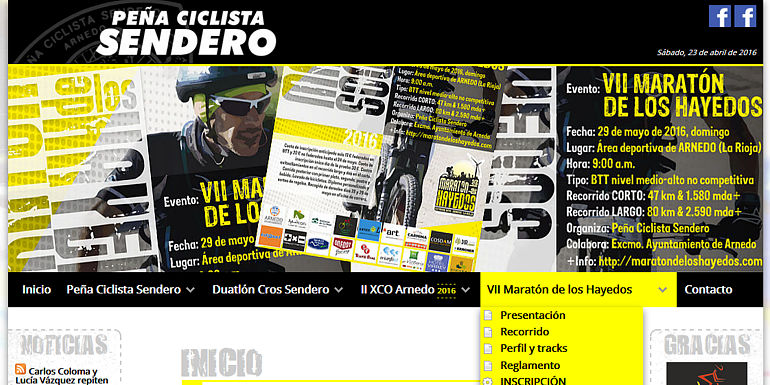 Cartel VII Maratón Hayedos