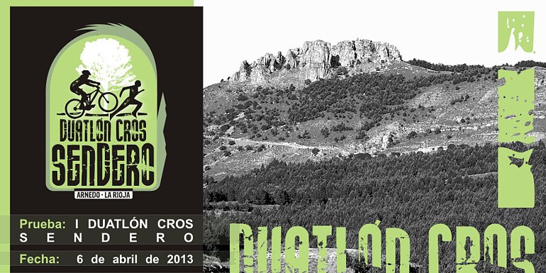 Cartel I Duatlón Cros Sendero