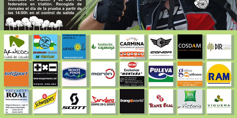 Cartel I Duatlón Cros Sendero