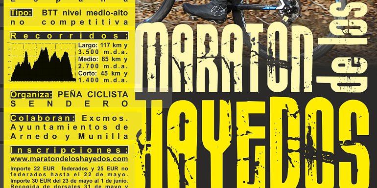 Cartel IV Maratón Hayedos
