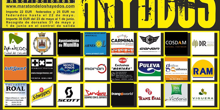 Cartel IV Maratón Hayedos