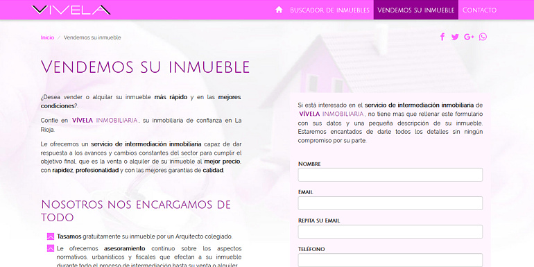Inmobiliaria Vívela