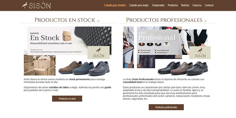 Sisón Shoes calzado hombre