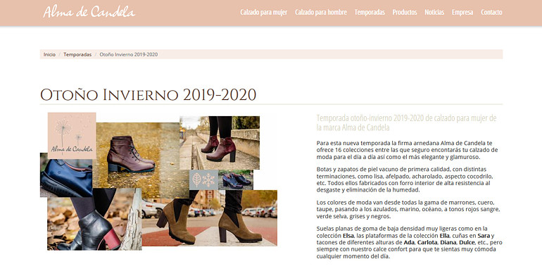 Alma de Candela calzado mujer